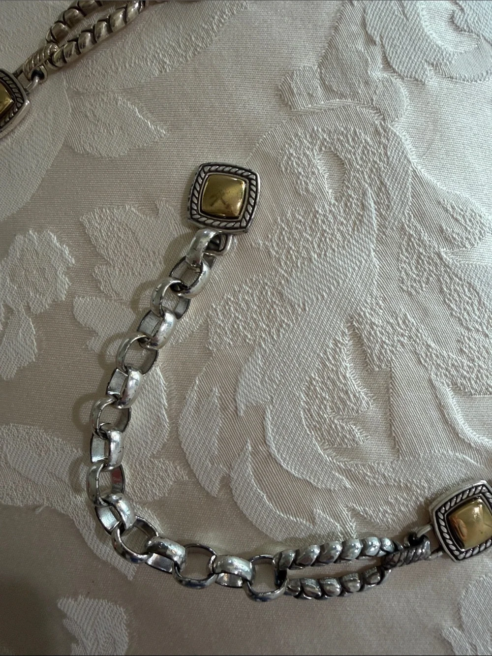 Brighton Gold and Silver Link Waist Chain Belt - Women's Jewelry